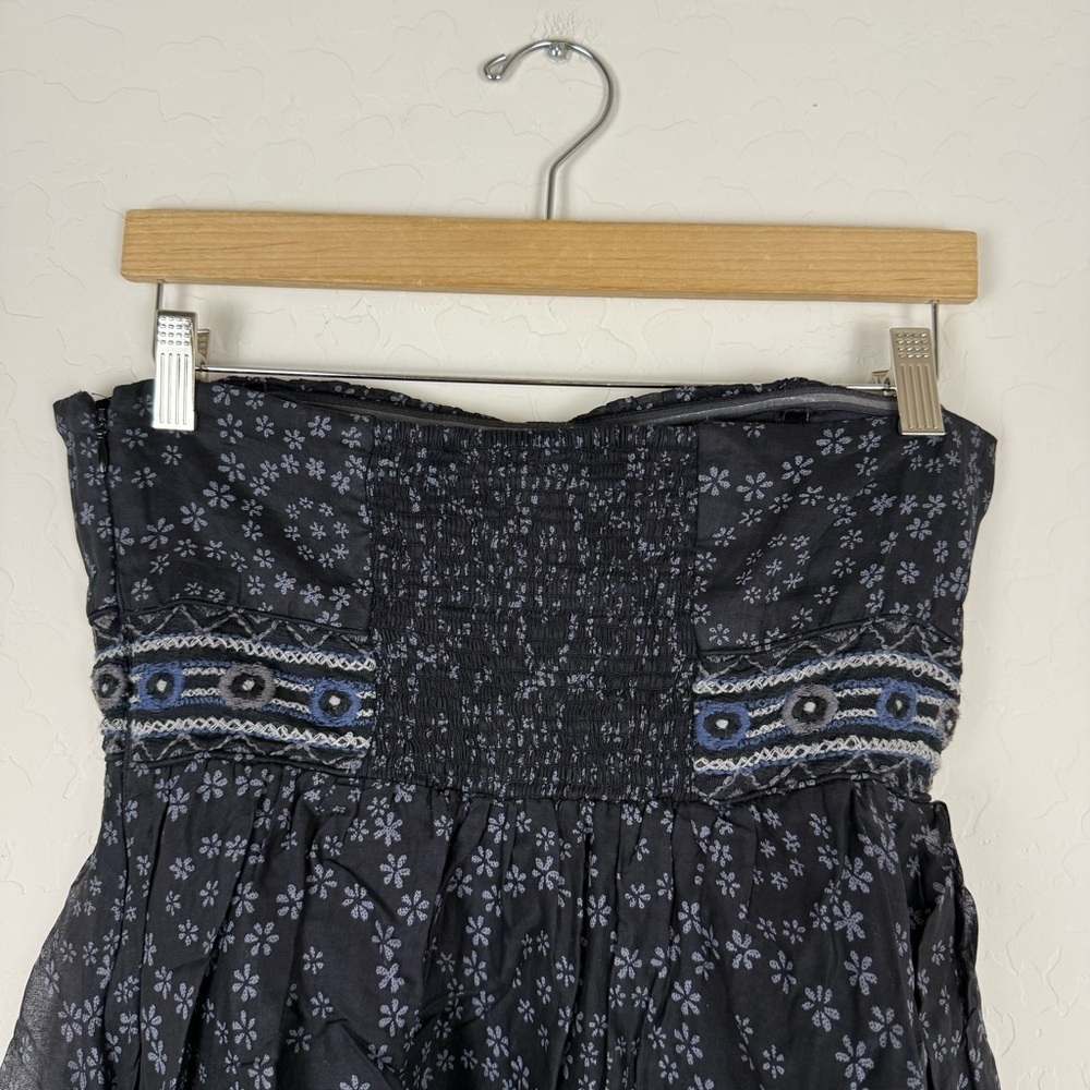 Vintage Y2K Free People Size Strapless Embroidered Dress - Picture 10 of 12